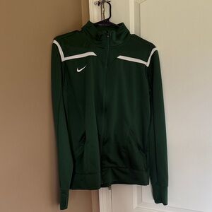 Nike Men's Dark Green Windbreaker Jacket